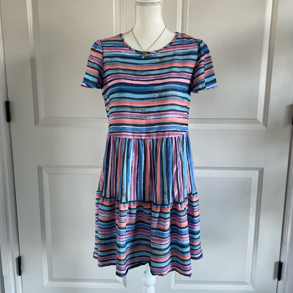 Multicolor Striped Dress